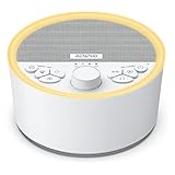 Renpho White Noise Machine Rechargeable, Sound Machine With 8 Night Light For Baby Sleep, Sleep Machine Non-looping 29 Hi-fi Soothing Sounds For Relaxation, For Travel, Home, Office Privacy