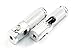 Aridox(TM) CNC Universal Motorcycle Bike Folding Footrests Foot Rests Pegs Rear Pedals Set Silver C20