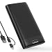 Produktbild Omars Powerbank 20000mAh Tragbar Ladegerät 3 Ausgänge (2 USB-A 2.4A max & USB C 5V/3A) 2 Eingänge (Typ C & Micro USB) für iPhone 6 7 8 X Plus Samsung Galaxy S9 S8 S7 Huawei Handy iPad und mehr 20000