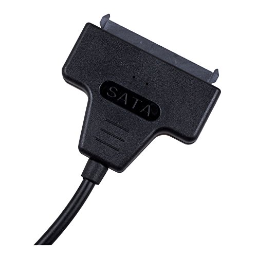 MasterStor USB 2.0 auf Serial ATA SATA 15 + 7 22P Adapter-Kabel für für 2.5″ HDD Laptop-Festplatte - 5
