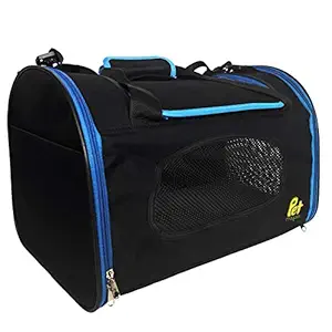 Pet Magasin Foldable Pet Carrier Waterproof, Collapsible Soft Pet Transport Bag for Cats, Small Dogs & Pets for Car & Plane