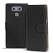 Produktbild LG G6 Bookstyle Hülle, Conie Mobile PU Leder Schutzhülle Handytasche Bookcase Tasche Premium Klapphülle in Schwarz