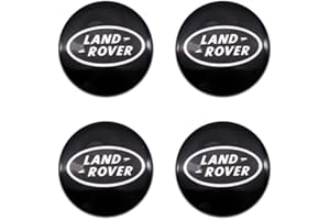 AIYING Tappi Centrali del Mozzo Dell'auto, per Land Rover Range Rover Sport Velar Evoque Discovery 5 3 2 Freelander Sport, 62mm, Copertura Decorativa Antipolvere Impermeabile per Ruota,D