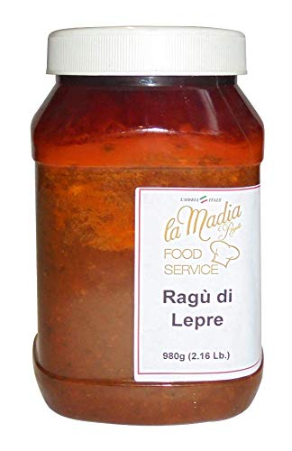 GR 980 HARE RAGOUT RAGU' DI LEPRE IN BARATTOLO PER BRUSCHETTE E PASTA