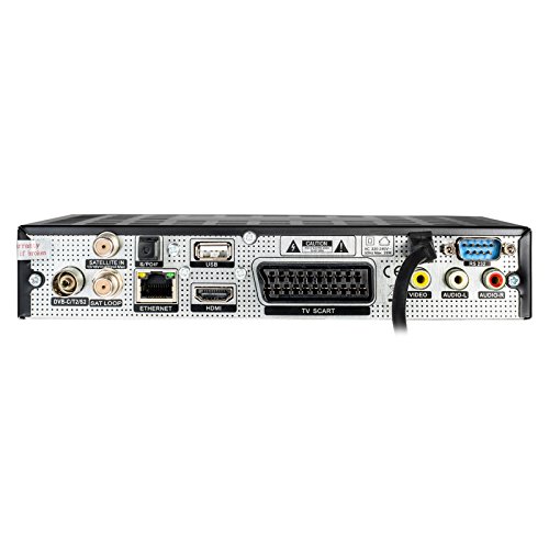 HB DIGITAL DVB-S2 DVB-C DVB-T/T2 H.265 HEVC SET: Opticum HD Sloth Combo Plus Receiver + HDMI Kabel mit Ethernet Funktion und vergoldeten Anschlüssen (Full HD, HEVC/H.265, HDTV, HDMI, USB 2.0, RJ45 Lan, SCART, Conax Karten Leser DVB-S DVBS DVB-S2 DVBC DVB-C DVBT DVBT2 DVB-T2) - 4