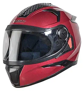 STEELBIRD HI-GN SBH-17 Robot Glossy hot pink with Plain Visor,580mm, medium