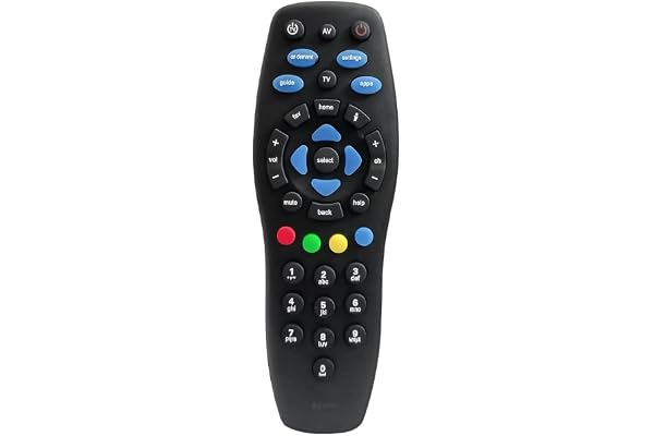 7SEVEN Compatible with Tata Sky Set Top Box Remote Control Suitable for HD SD Tata Sky Setup Boxes Non-Voice Command - Match Keys Exactly with Existing Tata Play Set-Top Box Remote Controller
