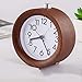 Produktbild COOMOOC Electric Working Clock, Cute small Bedside Table Silent Alarm Clock, Creative Wooden Clock Bedside Table Clock travel Clock, Snooze, Night Light, no Ticking, Accurate time, Sapele