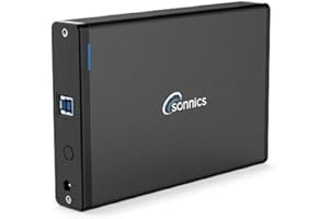 Sonnics 4TB External Hard Drive USB 3.0 High Speed for XBOX ONE / PS4 / Windows PC/Mac