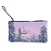 Produktbild Bargeld Geldbörse, Handy Super Große Kapazität Canvas Tasche Mit Griff, Personalisierte Kosmetische Federmäppchen/Stift Box/Aufbewahrungstasche-Sessellift Skifahren
