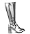 NEU Stiefel Retro, silber from Party Dis...