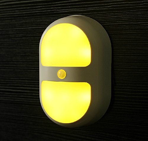 Por infrarrojos DLLL 10 LED 0,7 W luz blanca cálida lámpara de Sensor de luz de pared cuerpo humano inducción lámpara de luz nocturna lámpara de noche armario sensible PIR inducción Mini Wireless LED Stick Anywhere noche luces cuerpo humano Sensor Control de luz Luz Candelabro De Pared Nursery movimiento luz nocturna incluye