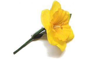 ORIGINMENSWEAR Wales St Davids Day Traditional Welsh Lady Costume - Daffodil Lapel Badge