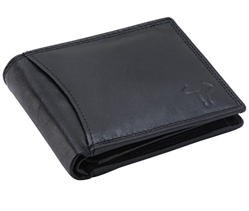 Preisvergleich Produktbild Goudsmid® Ledergeldbörse mit RFID-Schutz Geldbeutel Geldbörse Portemonnaie Ledergeldbeutel Brieftasche Leder Herren A-S2