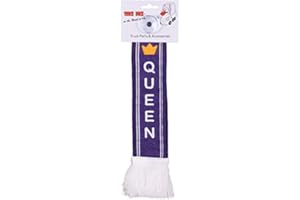 TRUCK DUCK® LKW Auto Minischal Queen Krone Trucker Mini Schal Wimpel Flagge Fahne Saugnapf Spiegel Deko