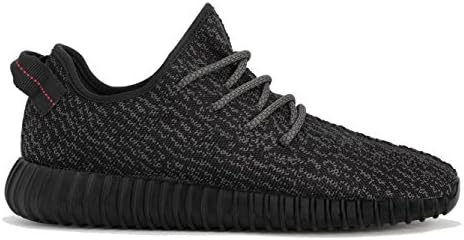 Yeezy Men JODNN® Men's Fashion Sneakers Soft Breathable Lightweight Runing Athletic Shoes Pirate Black