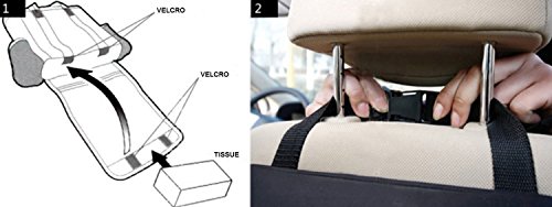 Eximtrade Universal Auto Aufbewahrungstasche Halter Veranstalter Hitzebewahrung Zubehör Flasche Smartphone Münzen - 3
