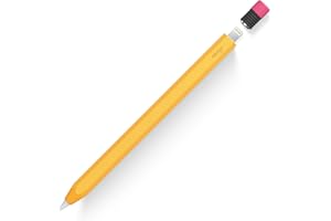 ‎ELAGO elago Classic Pencil Case Kompatybilny z Apple Pencil First Generation, klasyczny design, trwały silikon (żółty)