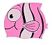 Produktbild Badekappe Fun Design Silikon Badekappe für Kinder - Cartoon-Muster (Standard, Pink)
