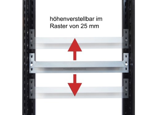 SCHULTE Getränkekisten-Grundregal 1800 x 810 x 336 mm, 3 Ebenen - 3
