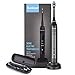 Produktbild Sonicool Elektrische Zahnbürste 3 Bürsten Funktionen und 4 Ersatz Bürstenköpfen mit Schall-Technologie USB Aufladen IPX7 Wasserdicht 2 Minuten Timer Schwarz von Sonicool (aa-Zahnbürste)