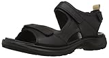 Stil: Wanderschuhe ECCO Damen Offroad Riemchensandalen, Schwarz (Black/Powder 50263), 41 EU
