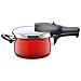 Produktbild Silit Sicomatic classic Schnellkochtopf 2,5l Silitstahl Funktionskeramik, Innenskalierung, induktionsgeeignet, spülmaschinengeeignet Rojo, rot, Ø 18 cm,