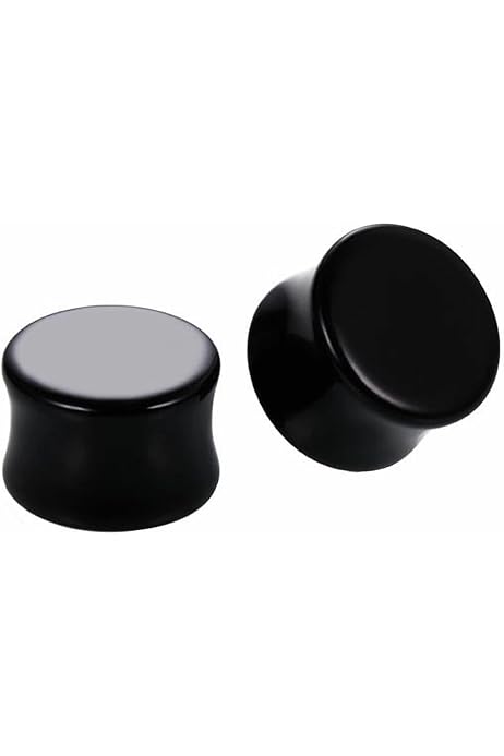 Flesh Ohr Tunnel Plug Piercing Kunststoff Leopard Leo Look Mit - Foto 8