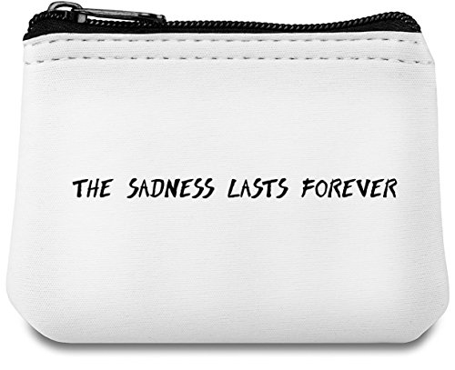 Preisvergleich Produktbild Sadness lasts forever Neopren Geldbeutel