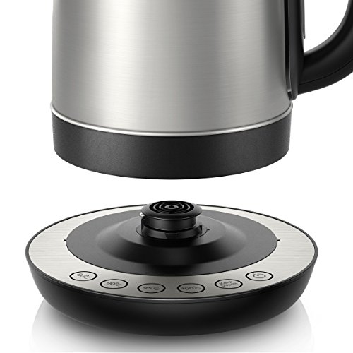 Philips HD9326/21 Wasserkocher aus Edelstahl, 2200 Watt, 1,7 Liter, Warmhaltefunktion, Silber/Schwarz - 5