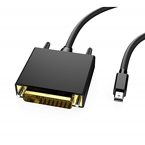 Ganvol 2m Mini DisplayPort zu DVI-D Dual Link (24+1 Stecker) Kabel Für PC, Apple iMac, Mac, MacBookPro, MacBookAir, Lenovo Thinkpad, Surface Pro - 3