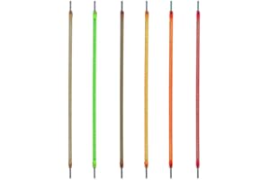 LEDLOCLB Flexible Filament Led 6Pcs Led 3V 185Mm 145Mm 95Mm 60Mm Blue Red Green Edison Bulb Parts Bendable Led Flexible Filament Accessories Light Source Accessories,Green,450Mm - 6 Pieces