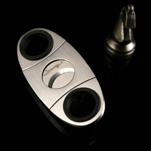 SAVAVE zigarre cutter zigarre – tool mit edelstahl doppelte klinge - 4