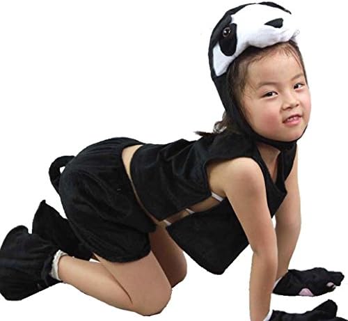 Wgwioo Cartoon Kindergarten Panda Suit Collection Child Costume School Play Party Clothing Loose Teen Boys Girls Wear Kids Stage Performances . 2# . 120Cm