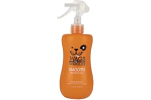 Wags & Wiggles Smooth Detangling Spray in Juicy Apricot | Dog Grooming Detangler Spray | Dog Freshening Spray, 355ml