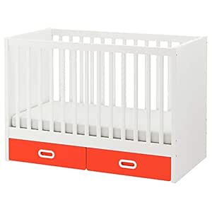 Buy Ikea Stuva Fritids Cot With Drawers Red 60x1 Cm 23 5 8x47 1 4 Online At Low Prices In India Amazon In