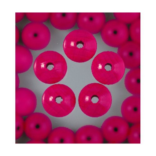 EFCO 1401235 14 mm 18-Stck Holzperlen, helles Pink