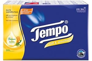 ‎TEMPO Tempo Taschentücher soft & Sensitive, 36 Päckchen
