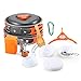 Produktbild Lixada Camping Kochgeschirr Set 11-Teiliges Camping Kochset Abnehmbare Topfset mit Mini-Herd für 1-2 Personen