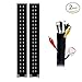 Produktbild Kobwa 124,5 cm Kabel Management Haken und Schlaufe Multihole Sleeve Flexible Neopren-Kabel, für PC/TV/Büro/Handys/Lautsprecher, 2 Pcs
