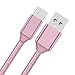 Produktbild Reido NYLON (Pink) USB Datenkabel für Samsung Galaxy S4 S5 S6 S7 Samsung Galaxy S6 S5 S7edge S7 S4 S3 S2 S6 S5 S6edge Galaxy S4 S5 I9300 I9505 S4mini S2 i9100 I9300 Galaxy S4 Galaxy S3 S3Mini S5mini S5mini I9505 Galaxy S4 I9300 Galaxy I9100 I8190 I9500 Galaxy S3mini / S 4S4mini / S5 Micro-USB Ladekabel (kein Original)