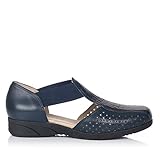  PITILLOS 2911 Sandalia Elasticos Piel Mujer Marino 35