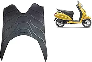 Store 007 PVC Scooter Foot Mat for Honda Activa 3G/ 4G/ 5G- Black
