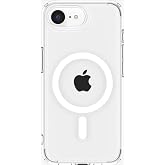 Spigen iPhone 17e / 16e ile Uyumlu MagSafe Kılıf Crystal Flex Mag Fit Clear White - ACS09127