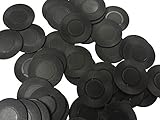 Con frente en blanco. POKER CHIP SHOP Caja de 500 fichas Finas para contadores de Bebidas/fichas de póquer - Aproximadamente 39 mm, Negro