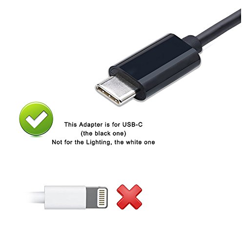 Adattatore da USB-C a HDMI, Lidlife 1080P USB 3.1 Tipo C (compatibile con USB-C e Thunderbolt 3 porte) a HDMI Supporta adattatore HDTV HHD da 4 kHz Cavo da 1,8 m con custodia in alluminio per nuovo MacBook Google Chromebook Pixel