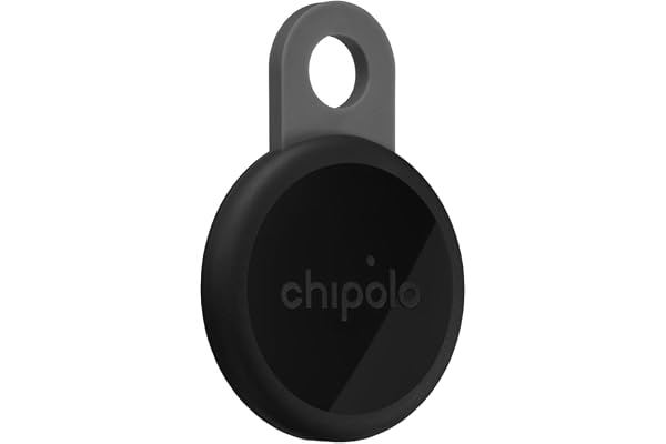 Chipolo LOOP - Tracker Bluetooth rechargeable pour clés et sacs, compatible Apple Localiser ou Google, Fais sonner ton téléphone & alertes hors portée Android