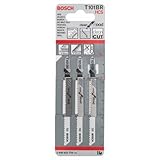 Bosch 2608633779 Lot de 3 lames pour scie sauteuse T 101 BR