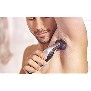 Philips Bodygroom BG2026/15 – Wireless Body Groomer, Wet and Dry Use with Accessory for Back Black and Silver - Image 15