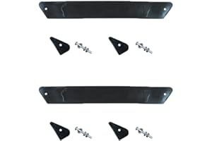 CLOCKJUAN Fußstütze für Kinderwagen, verstellbar, Fußteil und Zubehör für Kinderwagensitzeinlagen, Kinderwagen-Verbindungsstücke, Zubehör (37 cm), Schwarz, 2 Stück